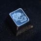 1U Titanium Alloy Artisan Keycaps for Mechanical Keyboard Personalized Keycaps -Skeleton Rose